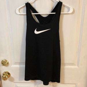 Nike Dri-fit black workout razor back tank top